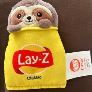 NWOT Fiesta Sloth Plush in Yellow and Brown